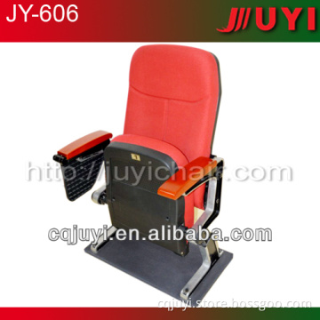 Wood auditorium chair JY-606M spring mechanism auditorium chair